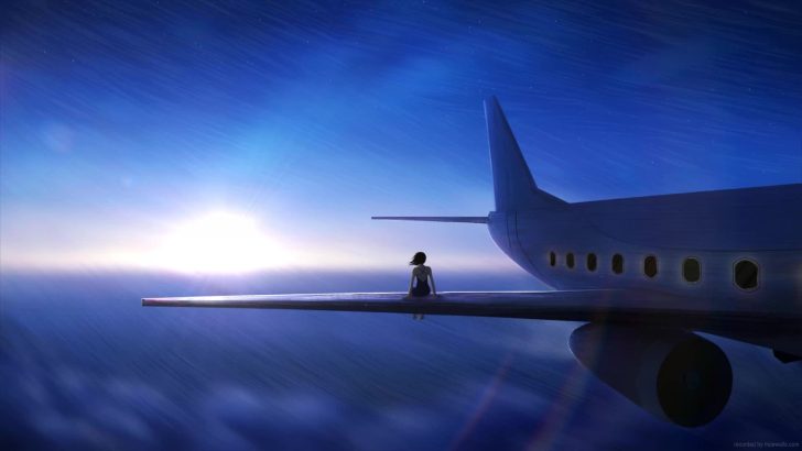 Air Planes, class room, wind, anime boy, unifrom, HD wallpaper | Peakpx