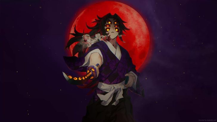 Kokushibou Moon Breathing Kimetsu No Yaiba Live Wallpaper - MoeWalls