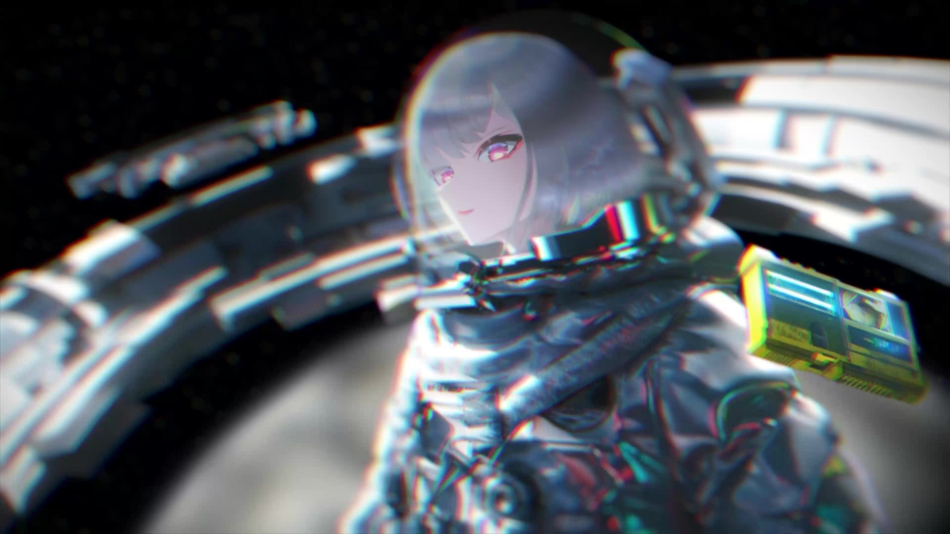 Lucyna Astronaut Outta Space Cyberpunk: Edgerunners Live Wallpaper