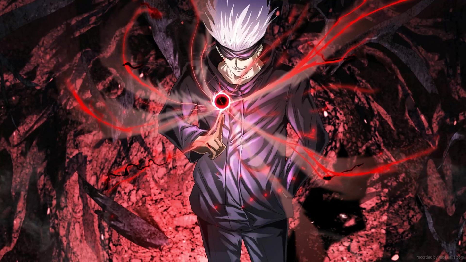 Gojo Cursed Technique Reversal Red Jujutsu Kaisen Live Wallpaper ...