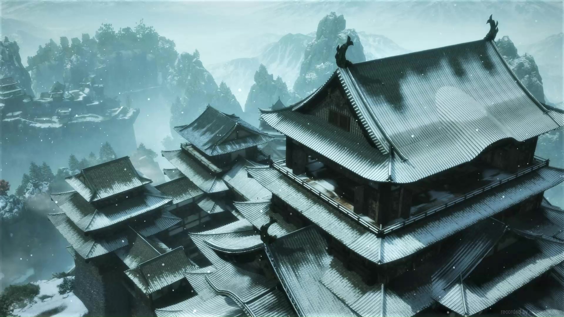 Ashina Castle In The Snow Sekiro Live Wallpaper - MoeWalls