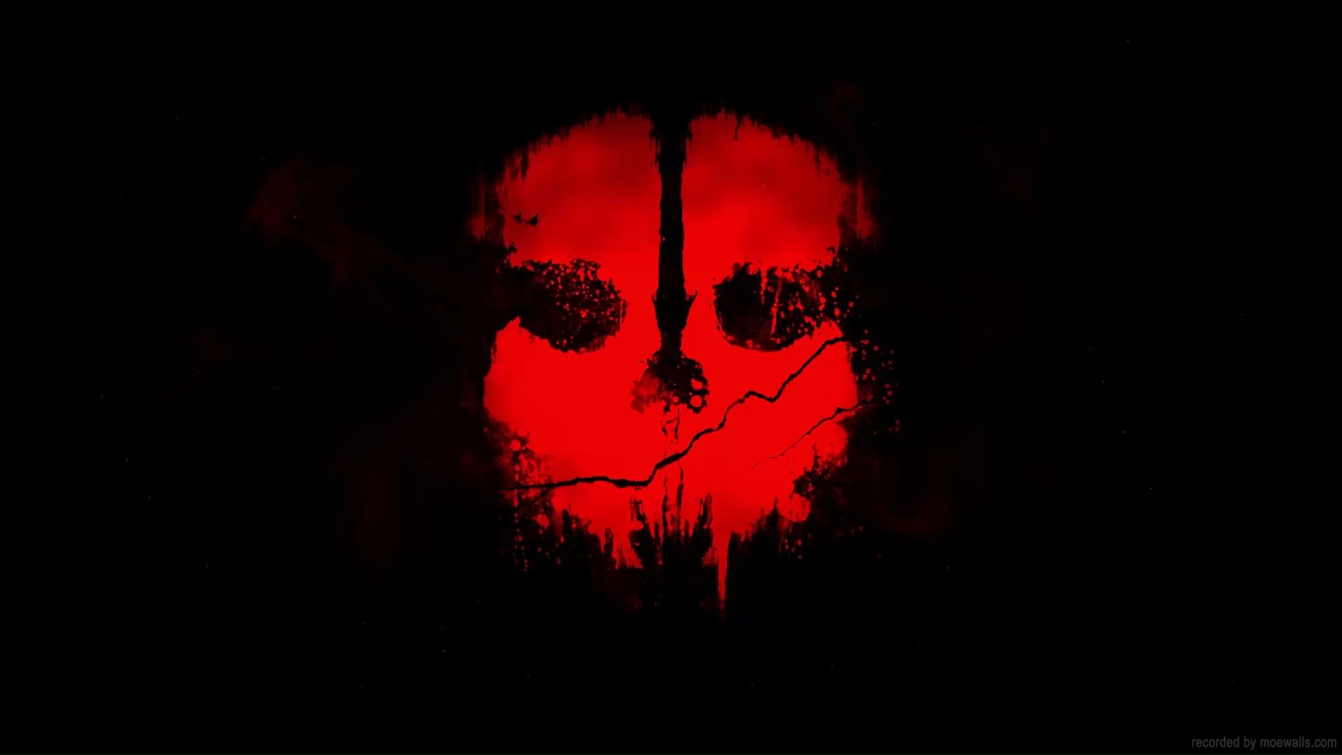 Call Of Duty: Ghosts Logo Live Wallpaper - MoeWalls