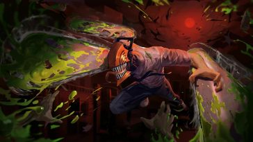 Pochita Spin Chainsaw Man Live Wallpaper - WallpaperWaifu