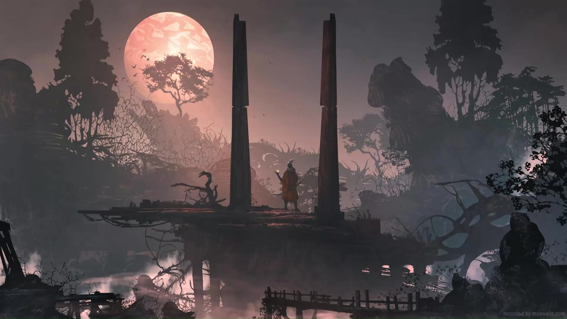 Moonlight Samurai Sekiro: Shadows Die Twice Live Wallpaper   MoeWalls