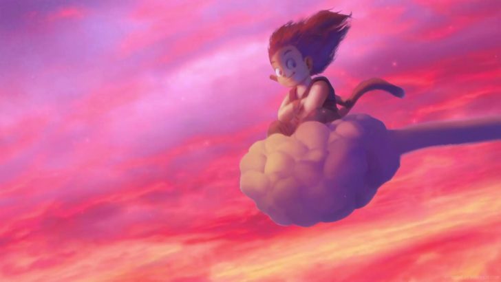 Son Goku on Kinton Cloud Animation - Live Desktop Wallpapers