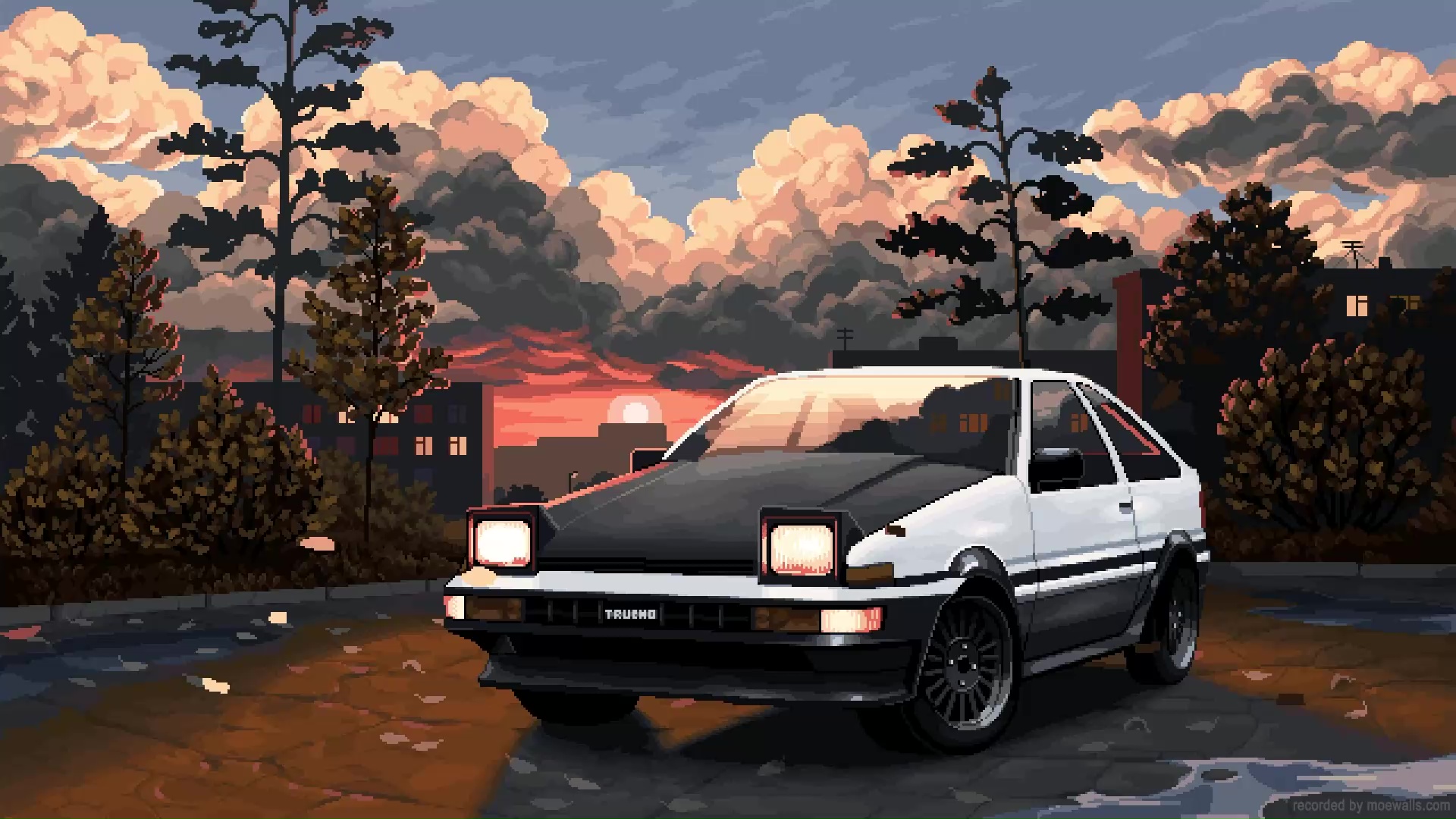 Initial D Anime Toyota AE86 Drift Car Poster – Apparel By Enemy
