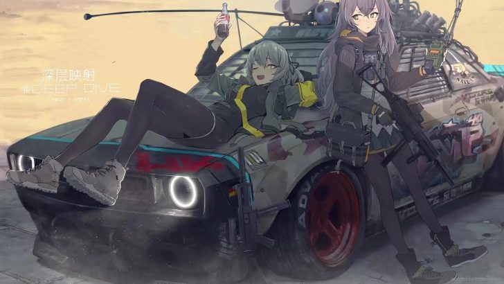 Girls Frontline UMP45 With Background Building Lights And Dark Sky HD Games  Wallpapers | HD Wallpapers | ID #41263