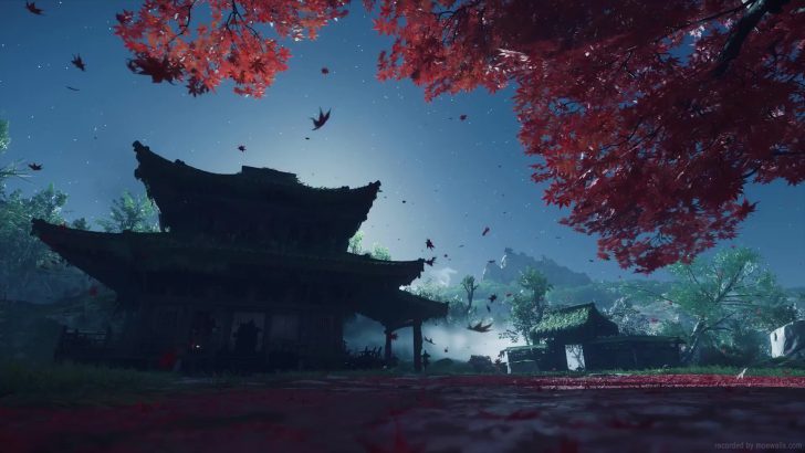 Golden Lake Temple Ghost Of Tsushima Live Wallpaper - MoeWalls