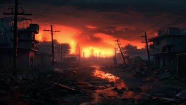 Drift through Apocalyptic City on Car 3D Live Wallpaper - free download