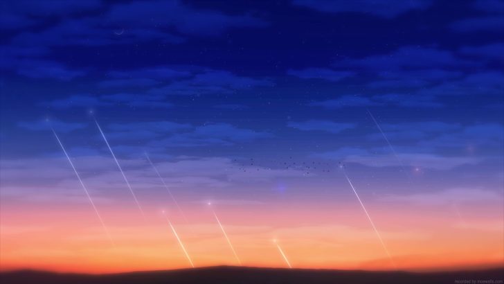 Shooting Star Your Name Live Wallpaper Moewalls