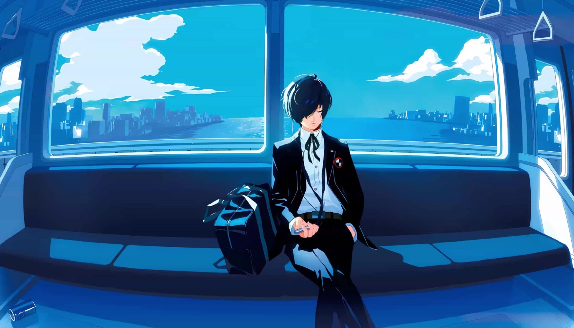 Makoto Yuki In The Train Persona 3 Reload Live Wallpaper - MoeWalls