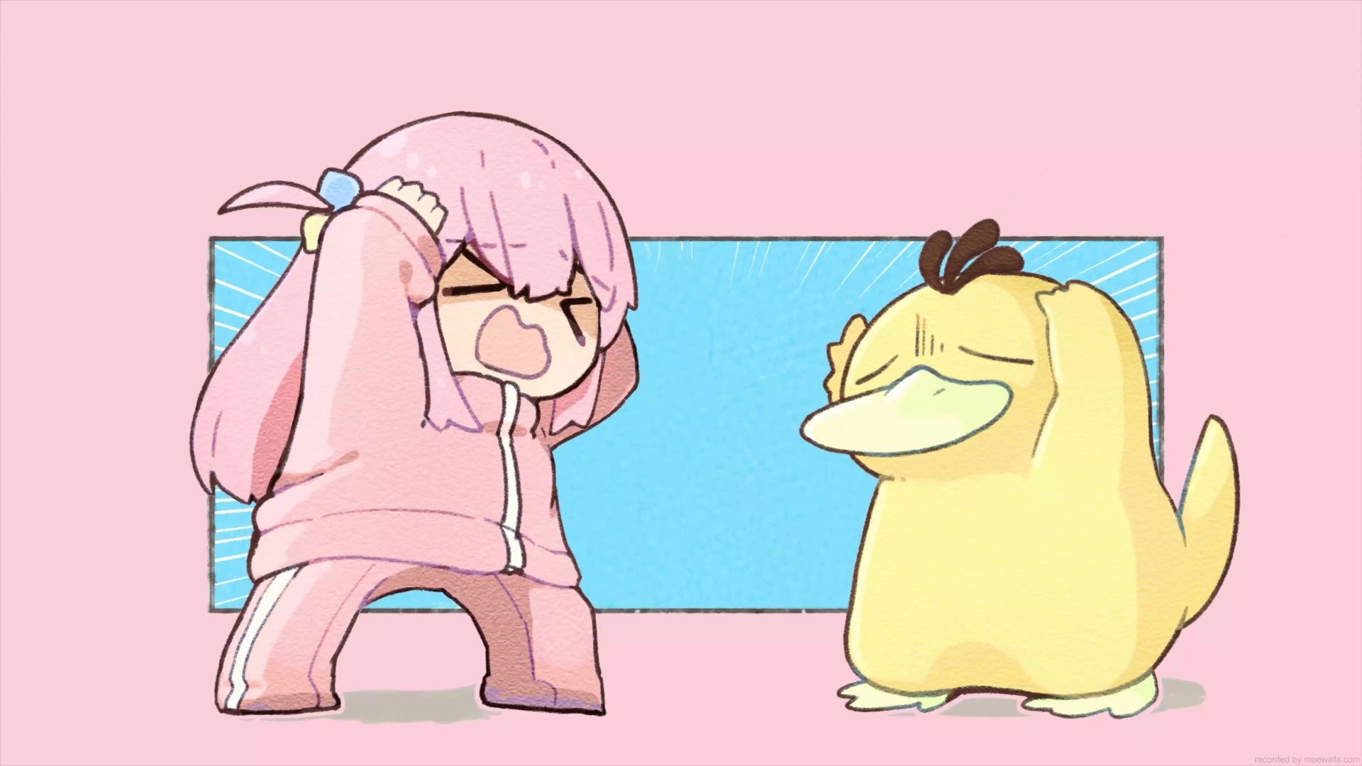 bocchi-x-psyduck-live-wallpaper-moewalls