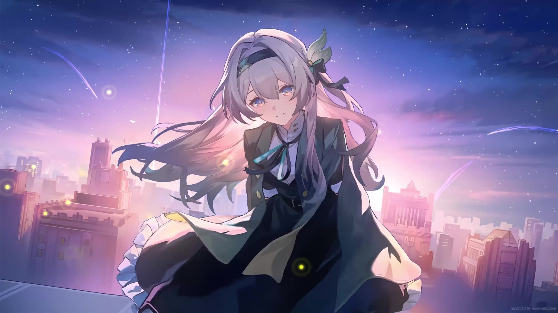 Firefly Sunset City Honkai Star Rail Live Wallpaper - MoeWalls